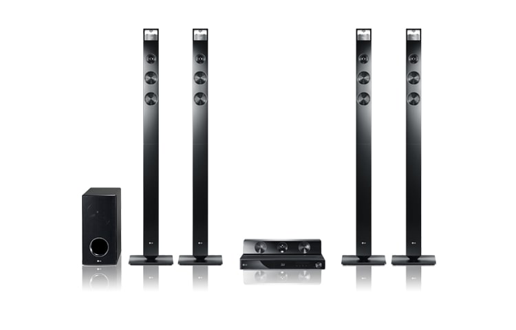 Vorderseite von 3D-Blu-ray 9.1 Heimkinosystem mit Smart TV, DLNA Zertifizierung und iPod® Dock HX906TX