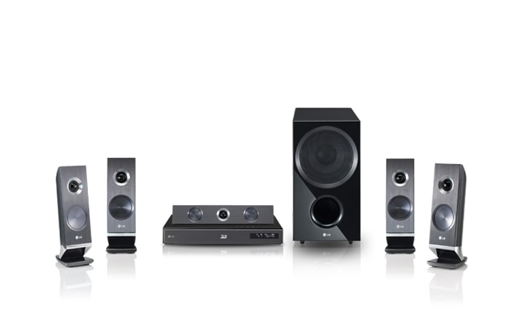 Vorderseite von Platzsparendes 3D-Blu-ray-Heimkinosystem mit Smart TV, Smartphone-Bedienung, integriertem WLAN, Dolby TrueHD, HDMI und USB Plus HX966SZ