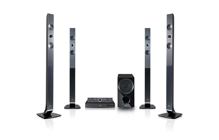 Vorderseite von Heimkinosystem mit 3D-Blu-ray-Player, 1.100 Watt Ausgangsleistung, WLAN und Smart TV-Funktion HX966TZ
