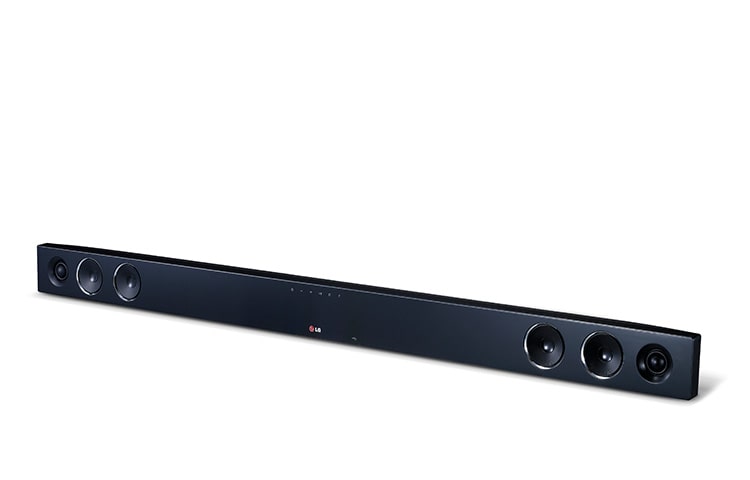 Die LG NB3730A Soundbar verfügt über LAN- und USB-Anschlüsse.