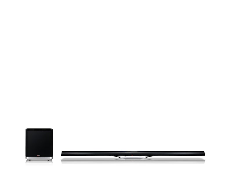 LG 2.1 Soundbar mit drahtlosem, aktivem Subwoofer, Bluetooth und 200 Watt, NB5530A