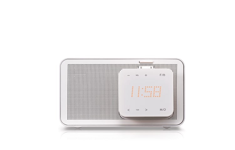 Vorderseite von Kompakter Radiowecker mit iPod-Dock, Touch Display und automatischer Zeitsynchronisierung ND1520