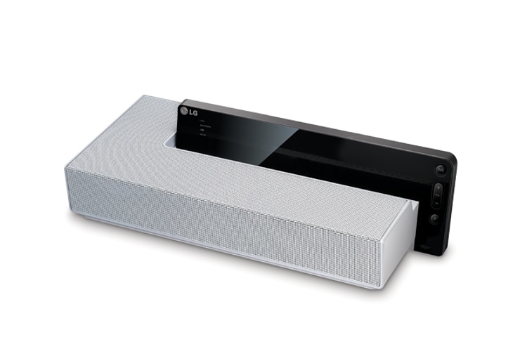 Vorderseite von Tragbare Dockingstation für iPod, iPhone oder iPad mit Bluetooth für Android, Radio und Weckfunktion ND4520