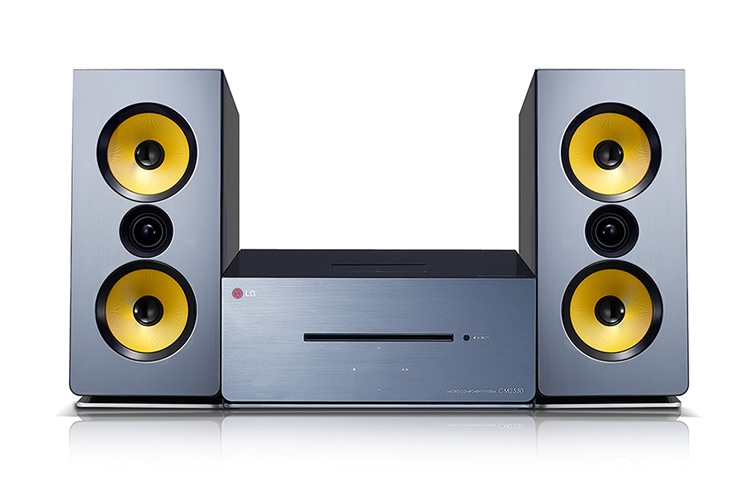 Die LG CM2630B Micro-Hifi-Anlage spielt auch MP3 und WMA ab