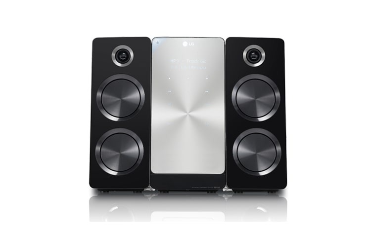 Vorderseite von Micro Hi-Fi Anlage mit 160 Watt | CD &amp; Radio | USB FA166