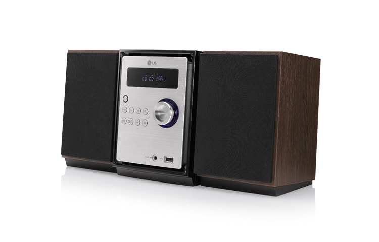 LG Micro-Hi-Fi-System mit CD-Wechsler, USB 2.0-Anschluss mit Ladefunktion und MP3 Optimizer, XA16