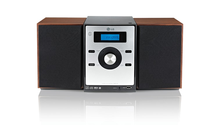 Vorderseite von DVD Microsystem / Micro-DVD-HiFi-Anlage mit CD-R(W), MP3 und DVD-Wiedergabe XB14