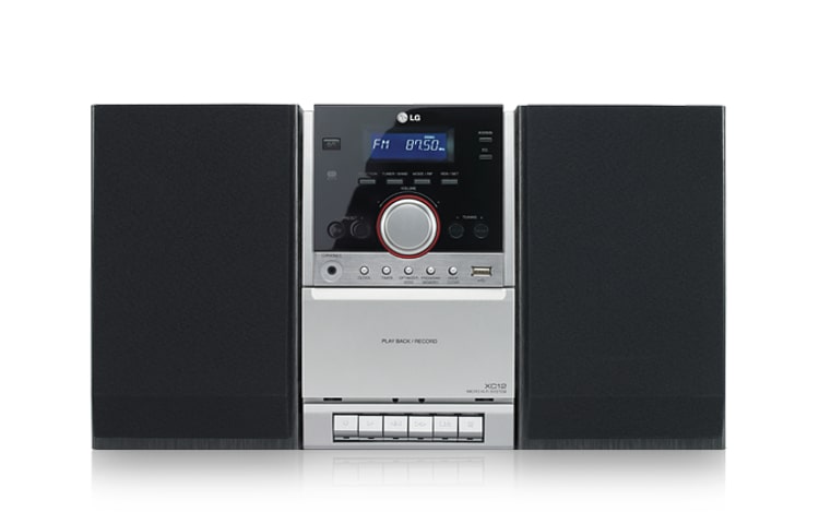Vorderseite von Micro-HiFi-Anlage mit XTS Pro Digitalverstärker XC12