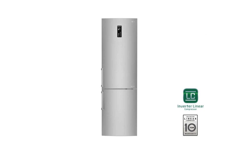 Vorderseite von LG Premium Kühl-Gefrierkombination GBB59PZFZB