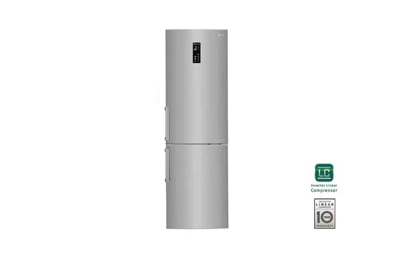 Vorderseite von LG Premium Kühl-Gefrierkombination GBB59PZFZB