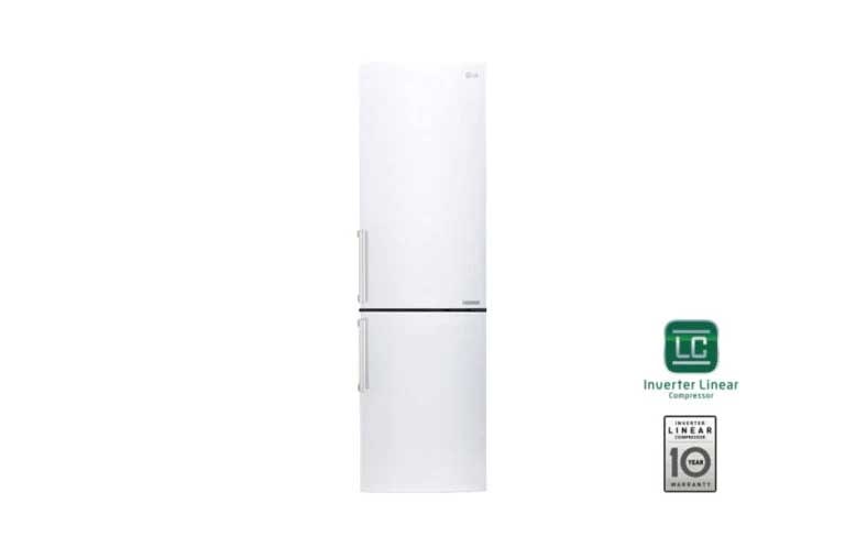 Vorderseite von LG Premium Kühl-Gefrierkombination GBB59SWFZB GBB59SWFZB
