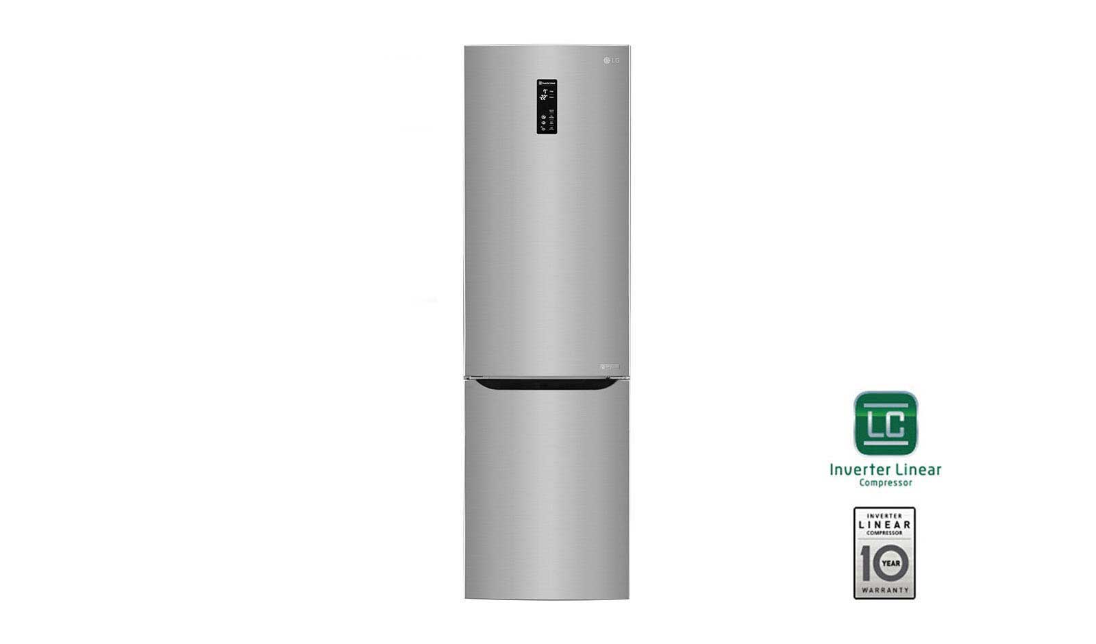Vorderseite von LG Premium Kühl-Gefrierkombination GBB60PZDFS