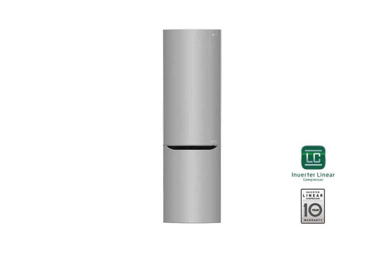 Vorderseite von LG Premium Kühl-Gefrierkombination GBB60PZEFS