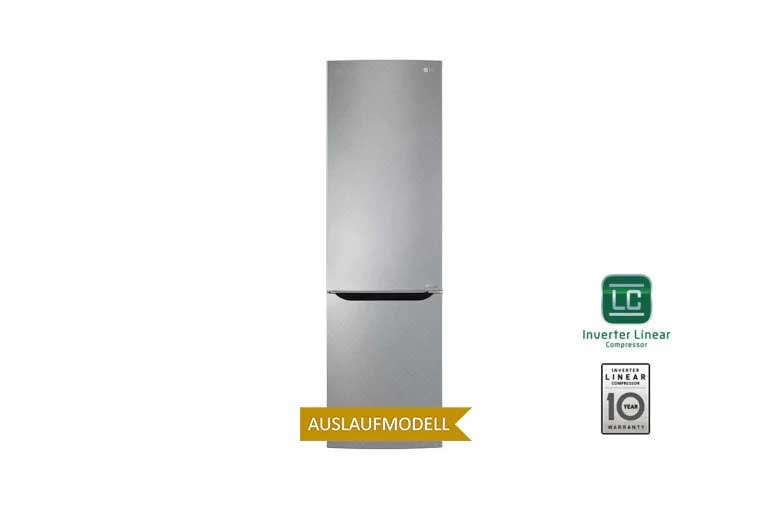 Vorderseite von LG Premium Kühl-Gefrierkombination GBB60SAGFS