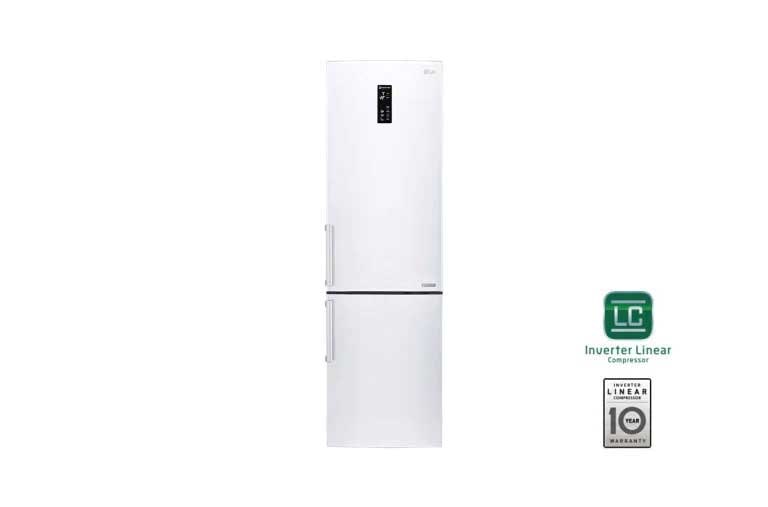 Vorderseite von LG Premium Kühl-Gefrierkombination  GBB60SWFFB