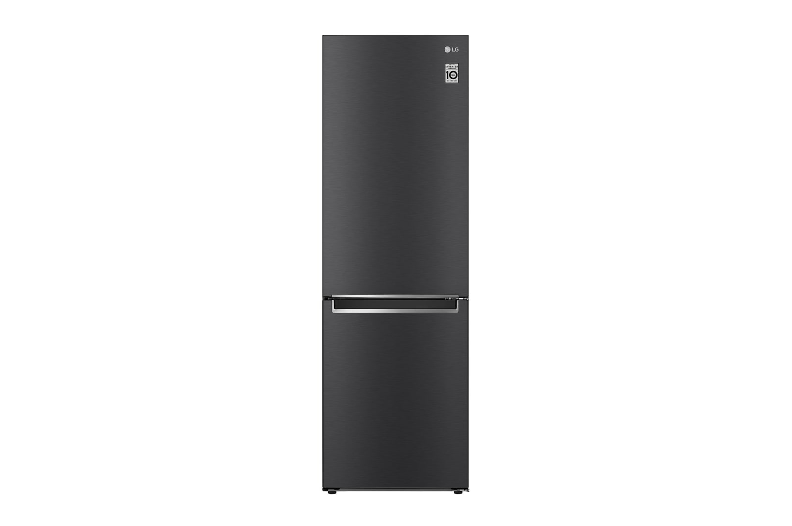 LG Kühl-Gefrierkombination | 341 Liter Nutzinhalt | Energieeffizienzklasse C | Matte Black | 186 cm hoch | Smart Inverter Compressor® | GBB61MCGCN1, GBB61MCGCN1