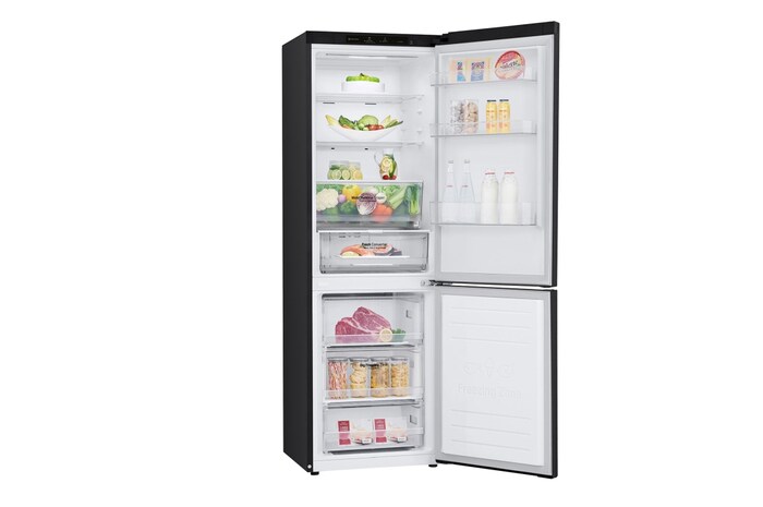 LG Kühl-Gefrierkombination (C, 341L, 186 cm hoch) mit Smart Inverter Compressor® | GBB61MCGCN1, GBB61MCGCN1