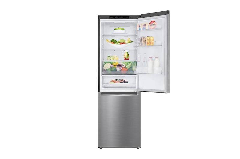 LG Kühl-Gefrierkombination (C, 341L, 186cm hoch) mit Smart Inverter Compressor® | GBB61PZGCN1, GBB61PZGCN1
