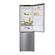 LG ​Kühl-Gefrierkombination |  ​341​ Liter Nutzinhalt | Energieeffizienzklasse ​C​ | ​Steel | ​186 cm​ hoch |​ Smart Inverter Compressor​ | ​GBB61PZGCN1, GBB61PZGCN1