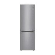 Vorderseite von Kühl-Gefrierkombination | 341 Liter Nutzinhalt | Energieeffizienzklasse D | Steel | 186 cm hoch | Inverter Linear Compressor® | GBB61PZGFN GBB61PZGFN