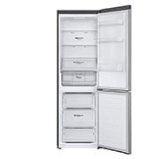 LG ​Kühl-Gefrierkombination |  ​341​ Liter Nutzinhalt | Energieeffizienzklasse​ E​ | ​Steel​ | ​186 cm​ |  Smart Inverter Kompressor​ ​| ​GBB61PZHMN, GBB61PZHMN