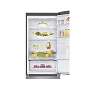LG ​Kühl-Gefrierkombination |  ​341​ Liter Nutzinhalt | Energieeffizienzklasse​ E​ | ​Steel​ | ​186 cm​ |  Smart Inverter Kompressor​ ​| ​GBB61PZHMN, GBB61PZHMN
