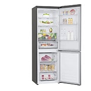 LG ​Kühl-Gefrierkombination |  ​341​ Liter Nutzinhalt | Energieeffizienzklasse​ E​ | ​Steel​ | ​186 cm​ |  Smart Inverter Kompressor​ ​| ​GBB61PZHMN, GBB61PZHMN