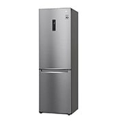 LG ​Kühl-Gefrierkombination |  ​341​ Liter Nutzinhalt | Energieeffizienzklasse​ E​ | ​Steel​ | ​186 cm​ |  Smart Inverter Kompressor​ ​| ​GBB61PZHMN, GBB61PZHMN