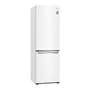 LG Kühl-/Gefrierkombination | 341 Liter Nutzinhalt | Energieeffizienzklasse C | Super White | 186 cm hoch | Smart Inverter Compressor® | GBB61SWGCN1, GBB61SWGCN1