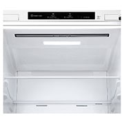 LG Kühl-/Gefrierkombination | 341 Liter Nutzinhalt | Energieeffizienzklasse C | Super White | 186 cm hoch | Smart Inverter Compressor® | GBB61SWGCN1, GBB61SWGCN1