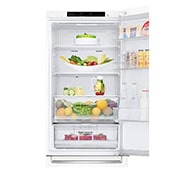 LG Kühl-/Gefrierkombination | 341 Liter Nutzinhalt | Energieeffizienzklasse C | Super White | 186 cm hoch | Smart Inverter Compressor® | GBB61SWGCN1, GBB61SWGCN1