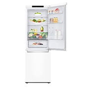 LG Kühl-/Gefrierkombination | 341 Liter Nutzinhalt | Energieeffizienzklasse C | Super White | 186 cm hoch | Smart Inverter Compressor® | GBB61SWGCN1, GBB61SWGCN1