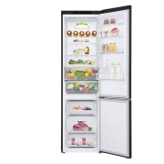 LG  Kühl-Gefrierkombination | 384 Liter Nutzinhalt | Energieeffizienzklasse C | Matte Black | 203 cm hoch | Smart Inverter Compressor® | GBB62MCGCN1, GBB62MCGCN1