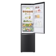 LG  Kühl-Gefrierkombination | 384 Liter Nutzinhalt | Energieeffizienzklasse C | Matte Black | 203 cm hoch | Smart Inverter Compressor® | GBB62MCGCN1, GBB62MCGCN1