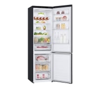 LG  Kühl-Gefrierkombination | 384 Liter Nutzinhalt | Energieeffizienzklasse C | Matte Black | 203 cm hoch | Smart Inverter Compressor® | GBB62MCGCN1, GBB62MCGCN1