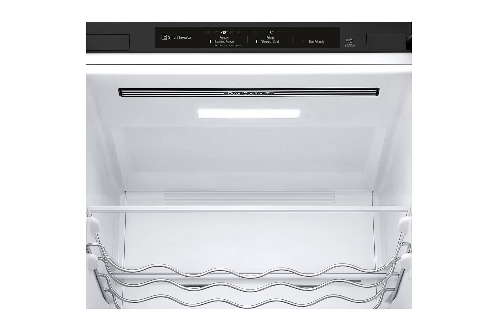 LG Kühl-Gefrierkombination (D, 384L, 203 cm hoch) mit Smart Inverter Compressor® | GBB62MCGGN, GBB62MCGGN