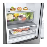 LG Kühl-Gefrierkombination (C, 384L, 203 cm hoch) mit Smart Inverter Compressor® | GBB62PZGCC1, GBB62PZGCC1