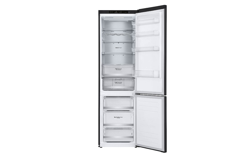 LG Kühl-Gefrierkombination (B, ​384​L,​ ​203 cm hoch)​ mit 137 kWh/a & Inverter Linear Compressor®​ | ​GBB72MCVBN, GBB72MCVBN