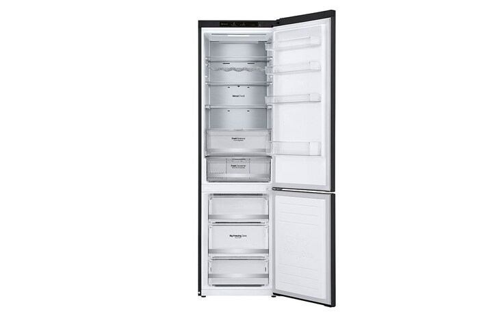 LG Kühl-Gefrierkombination (C, 384L, 203 cm hoch) mit Inverter Linear Compressor® | GBB72MCVCN1, GBB72MCVCN1