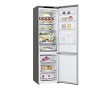 LG Kühl-Gefrierkombination (B, 384L, 203 cm hoch) mit 137 kWh/a & Inverter Linear Compressor® | GBB72NSVBN, GBB72NSVBN
