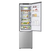 LG Kühl-Gefrierkombination | 384 Liter Nutzinhalt | Energieeffizienzklasse B | Noble Steel | 203 cm hoch | Inverter Linear Compressor®  | GBB72NSVBN, GBB72NSVBN