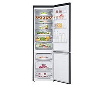 LG Kühl-Gefrierkombination | 384 Liter Nutzinhalt | Energieeffizienzklasse B | Matte Black | 203 cm hoch | Centum System | GBB92MCABP, GBB92MCABP