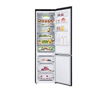 LG Kühl-Gefrierkombination | 384 Liter Nutzinhalt | Energieeffizienzklasse A | Matte Black | 203 cm  hoch | Centrum System | GBB92MCB1P, GBB92MCB1P