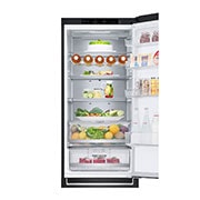 LG Kühl-Gefrierkombination | 384 Liter Nutzinhalt | Energieeffizienzklasse A | Matte Black | 203 cm  hoch | Centrum System | GBB92MCB1P, GBB92MCB1P