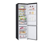 LG Kühl-Gefrierkombination | 384 Liter Nutzinhalt | Energieeffizienzklasse A | Matte Black | 203 cm  hoch | Centrum System | GBB92MCB1P, GBB92MCB1P