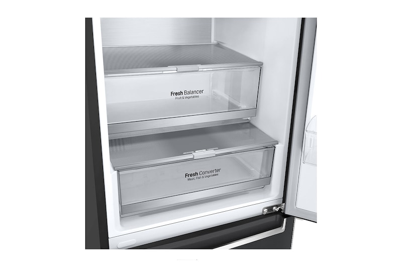 LG Kühl-Gefrierkombination (A, 384L, 203cm hoch) mit nur 97kWh & Inverter Linear Compressor® | GBB92MCB2P, GBB92MCB2P