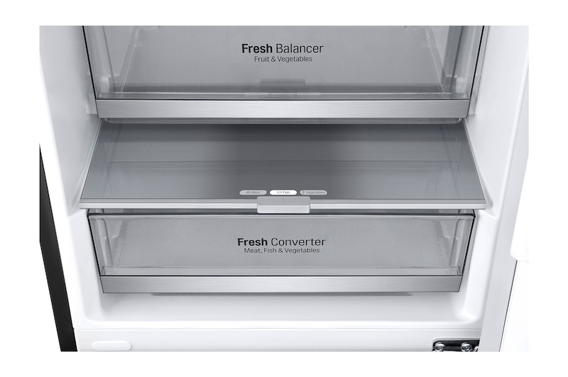 LG Kühl-Gefrierkombination (A, 384L, 203cm hoch) mit nur 97kWh & Inverter Linear Compressor® | GBB92MCB2P, GBB92MCB2P