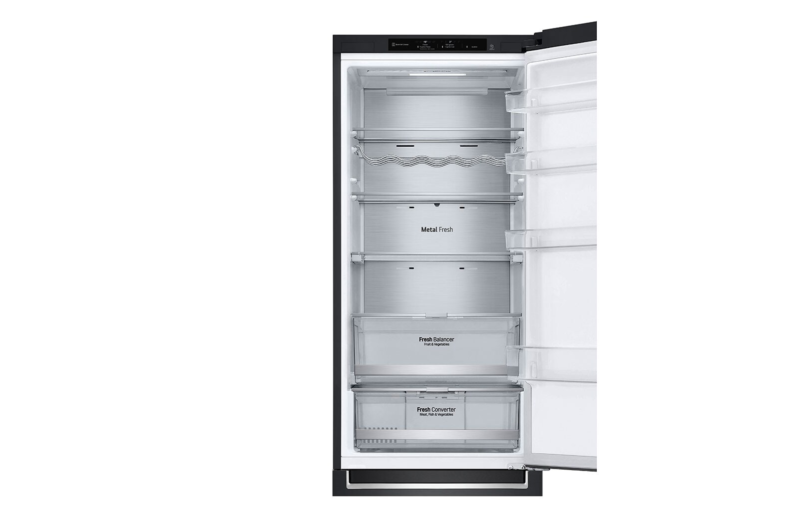 LG Kühl-Gefrierkombination (A, 384L, 203cm hoch) mit nur 97kWh & Inverter Linear Compressor® | GBB92MCB2P, GBB92MCB2P