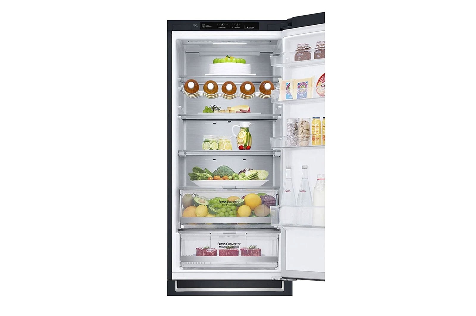 LG Kühl-Gefrierkombination (A, ​384​L, ​203cm hoch)​ mit 110 kWh/a & Inverter Linear Compressor®​ | ​GBB92MCBAP, GBB92MCBAP