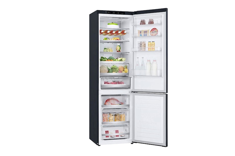 LG Kühl-Gefrierkombination (A, ​384​L, ​203cm hoch)​ mit 110 kWh/a & Inverter Linear Compressor®​ | ​GBB92MCBAP, GBB92MCBAP